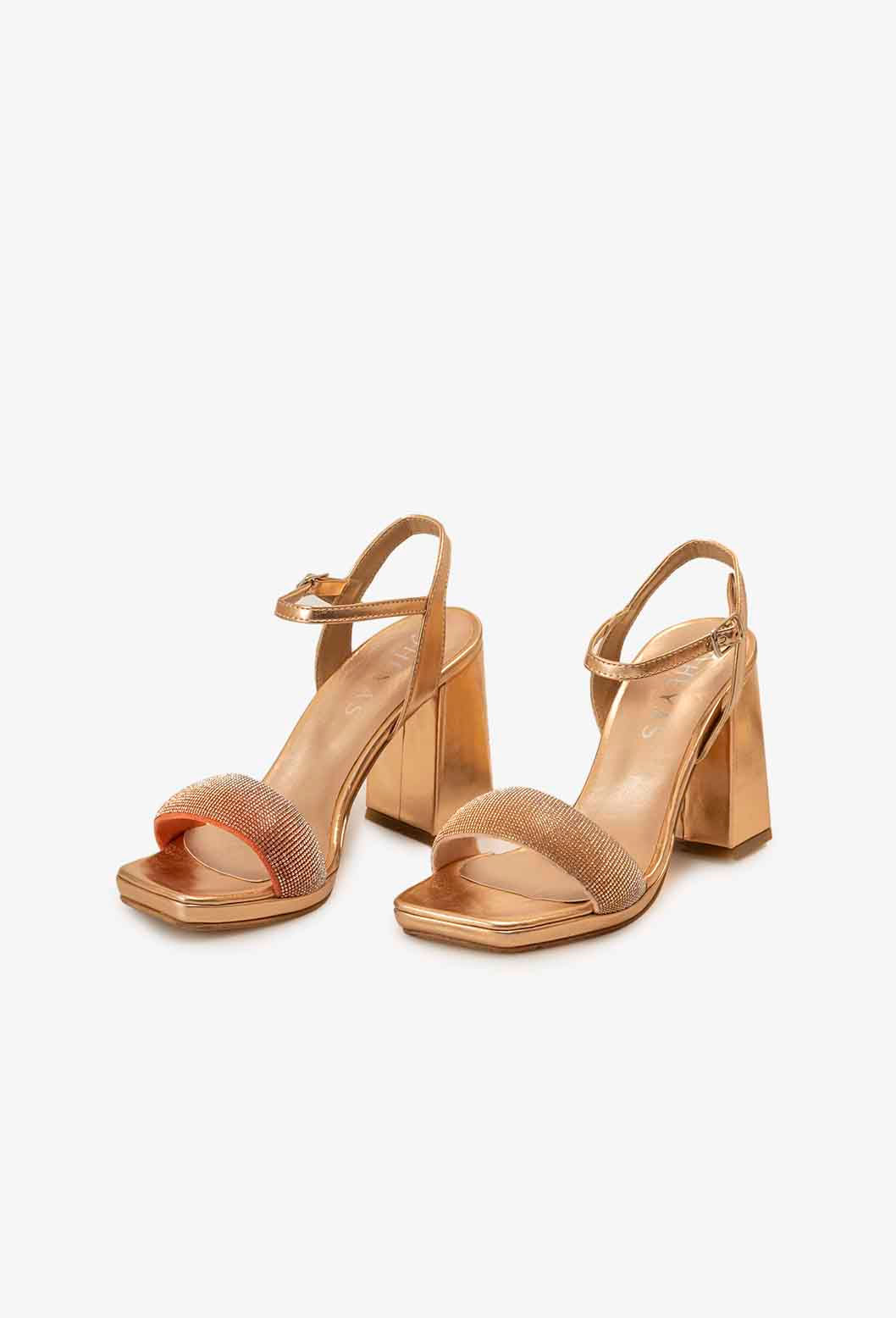 Sandalias cobre online